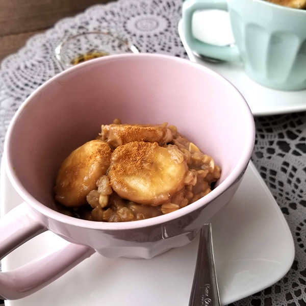 バナナのコーヒーポリッジ
