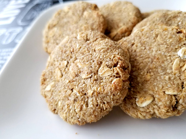 バナナとオーツ麦のブランクッキー