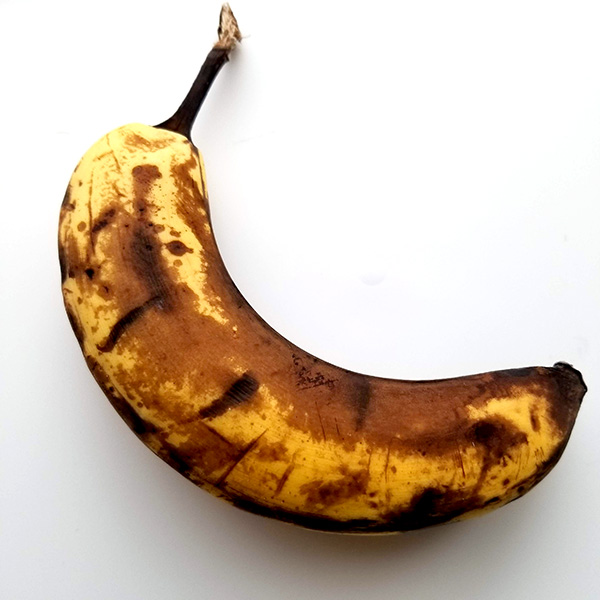 熟して甘味が増したバナナ