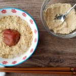 オートブランで作るきな粉ポリッジ（お粥）