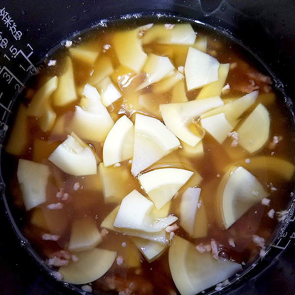 オートミール入りたけのこご飯