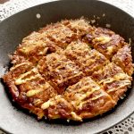 ふわふわ食感!ズッキーニ&オートミールのイカ玉お好み焼き(小麦粉不使用)